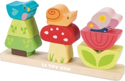 Le Toy Van Petilou Giocattoli da impilare Giardino Alegre