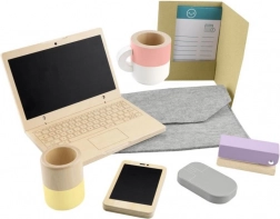 Fisher-Price set in legno per il lavoro da casa per bambini (9 pezzi)