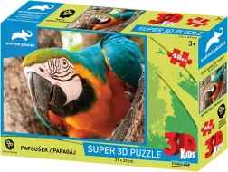 Puzzle 3D Pappagallo 48 pezzi