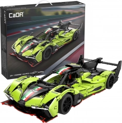 Set di costruzione CaDA auto da corsa PHANTOM WING 1:10, 1817 pezzi, verde