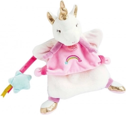 Doudou marionetta di peluche Unicorno