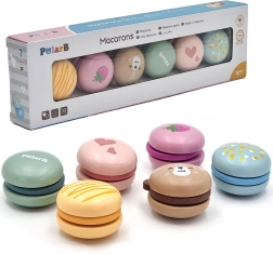 Macaron di legno PolarB Viga – set per pasticceria dei bambini