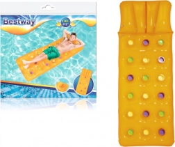 Bestway materassino gonfiabile da acqua con cuscino 188 × 71 cm – Arancione