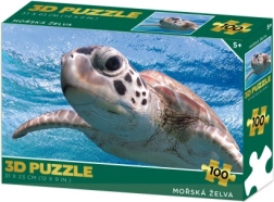 Puzzle 3D tartaruga marina