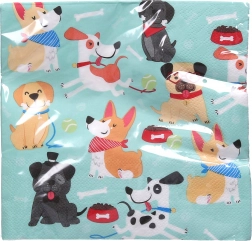 Tovaglioli da festa PES 33x33 cm, 20 pz