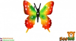 Farfalla decorativa in plastica Papilio, colorata, 6 cm