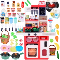 Cucina giocattolo interattiva per bambini con luce e suoni