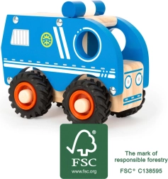 Small Foot auto della polizia in legno