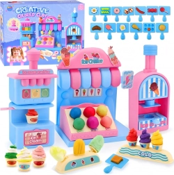 Set di pasta modellabile dolce – gelateria e pasticceria con ricco assortimento
