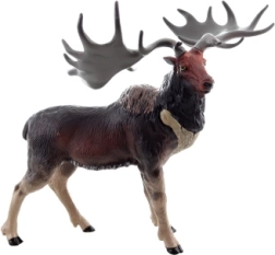 Figura di alce in plastica 12 cm