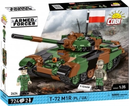 Set di costruzione COBI T-72M1R carro armato 1:35 (PL/UA) – 724 pezzi