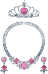 Set principessa con collana – rosa