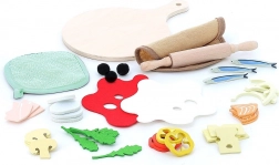 Vilac laboratorio della pizza – set di pizza in legno per bambini