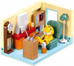 Sluban Garfield in salotto set di costruzione