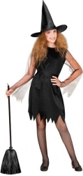 Costume da strega per bambini 116 cm (4–5 anni)