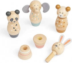Bigjigs Toys animali avvitabili in legno