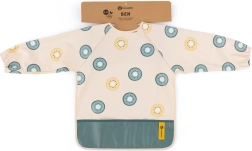 Petite&Mars bavaglino con maniche lunghe Ben green kiwi