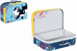 Valigetta scolastica in carta con motivo orca