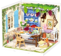 RoboTime miniatura 3D in legno Veranda estiva