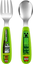Posate per bambini Minecraft – forchetta e cucchiaio