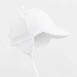 cappellino da bambino in cotone con visiera New Baby Casually Dressed bianco 80/86