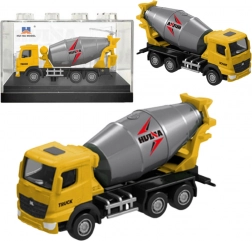 Modello da collezione betoniera Huina gialla 1:80
