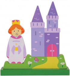 Puzzle magnetico verticale a castello Bigjigs Toys