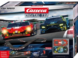 pista elettrica carrera digital 132 24h speed 8 m con bmw m4 gt3 e aston martin vantage gt3