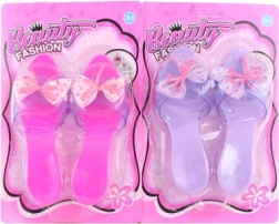 Scarpette di plastica con fiocco per bambini