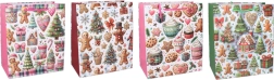 Borsa regalo natalizia M 25 × 30 × 10 cm