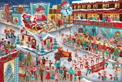 Puzzle Mostra di Babbo Natale 2000 pezzi di Cobble Hill