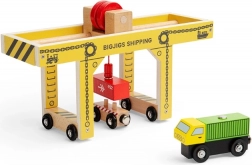 Gru a portale in legno BIGJIGS Rail