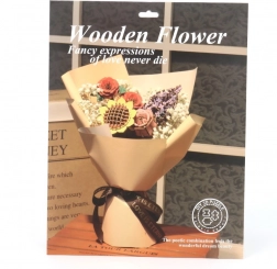 Girasole 3D in Legno