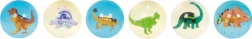 GOKI pallina rimbalzante con dinosauri 3D (mix di colori)