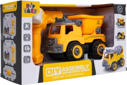 autocarro ribaltabile da costruzione smontabile con trapano e cacciavite