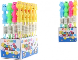 Bolle di sapone rana – tubo di plastica con motivo dinosauro, 26 cm