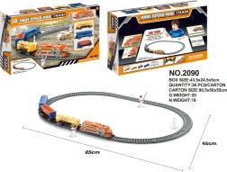 Set di treno elettrico per bambini con binario da 170 cm