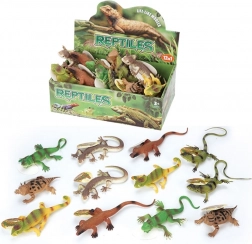 lucertole di plastica per bambini, vari tipi