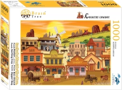 Puzzle BRAIN TREE cittadina del West 1000 pezzi