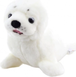 foca di peluche bianca 20 cm eco-friendly