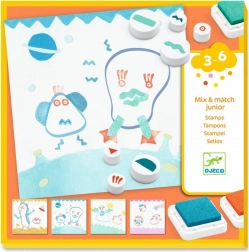 Set di timbri Djeco Mostri