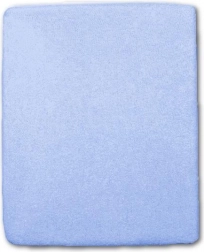 Lenzuolo in spugna per lettino blu 120×60 cm