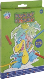 Set creativo con immagini perforate