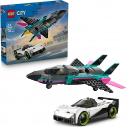 LEGO City jet contro auto da corsa