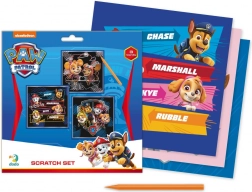 Immagini da grattare Paw Patrol eroi 21 × 21 cm