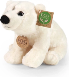 Orso polare di peluche 22 cm eco friendly