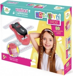 Strass scintillanti con applicatore per capelli e decorazioni