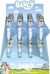 Penna per bambini Bluey con topper, confezione da 12 pezzi