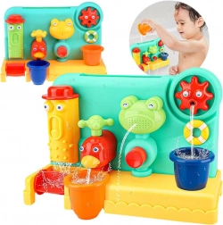 Giocattolo da bagno colorato con effetti d'acqua