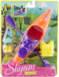 Kayak per bambola con accessori